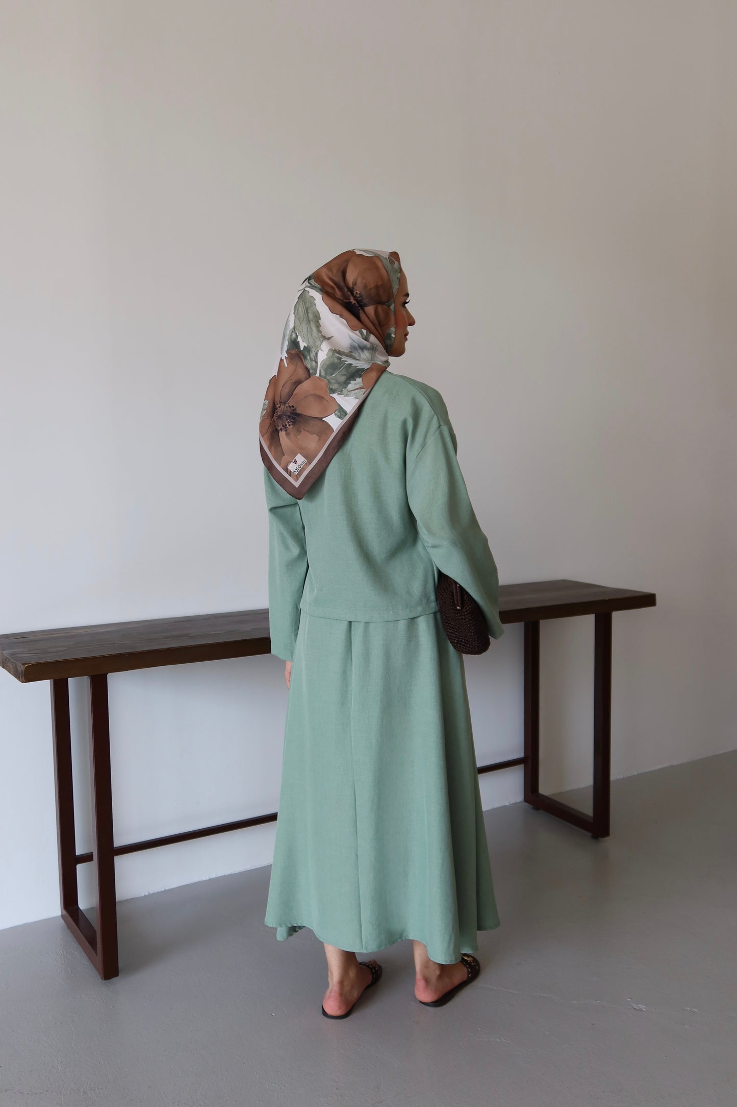 Kimino Tesettür Takım - Yeşil