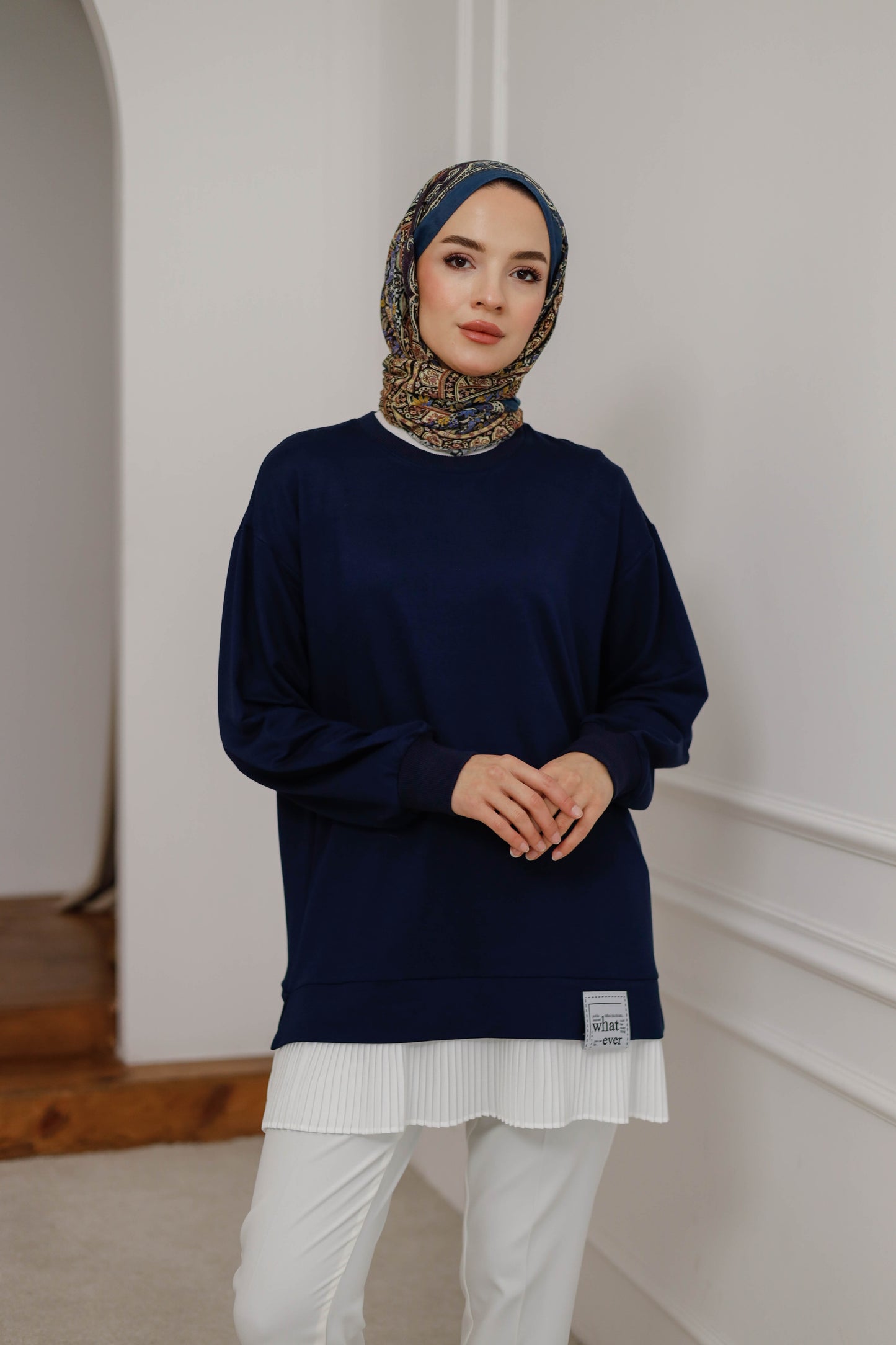 Eteği Piliseli Tesettür Tunik