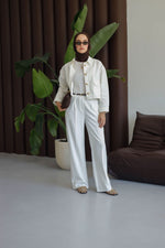 Palazzo Pantolon - Beyaz