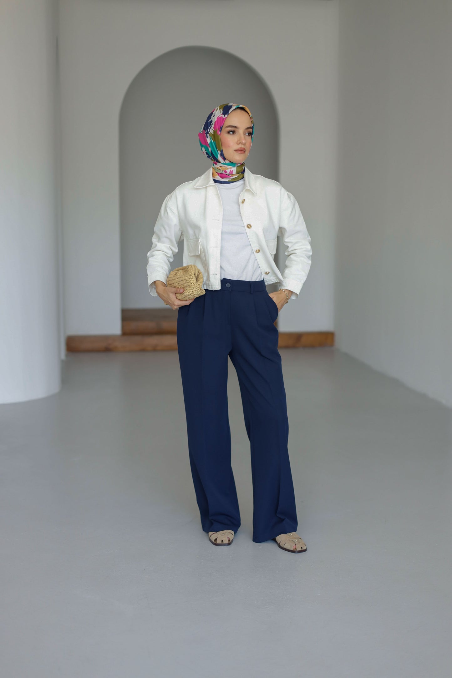 Palazzo Pantolon - Lacivert