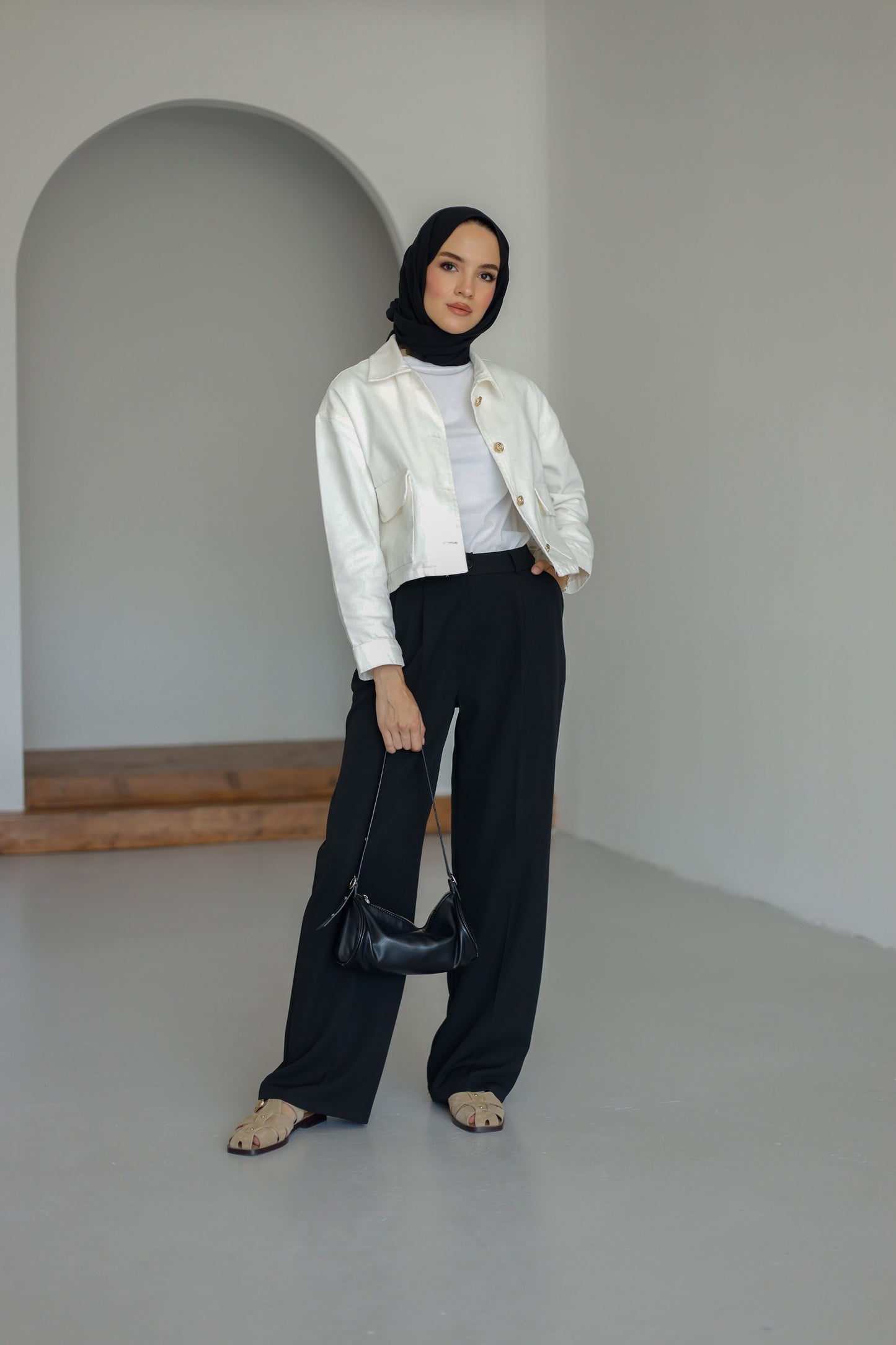 Palazzo Pantolon - Siyah