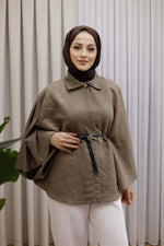 Kemerli Süet Panço - K.Bej