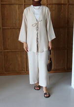 Pantolonlu Alt-Üst Takım - Bej