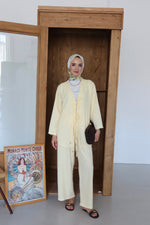 Pantolonlu Alt-Üst Takım - Sarı