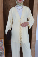 Pantolonlu Alt-Üst Takım - Sarı