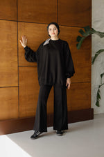 Oversize Premium Siyah Eşofman Takımı